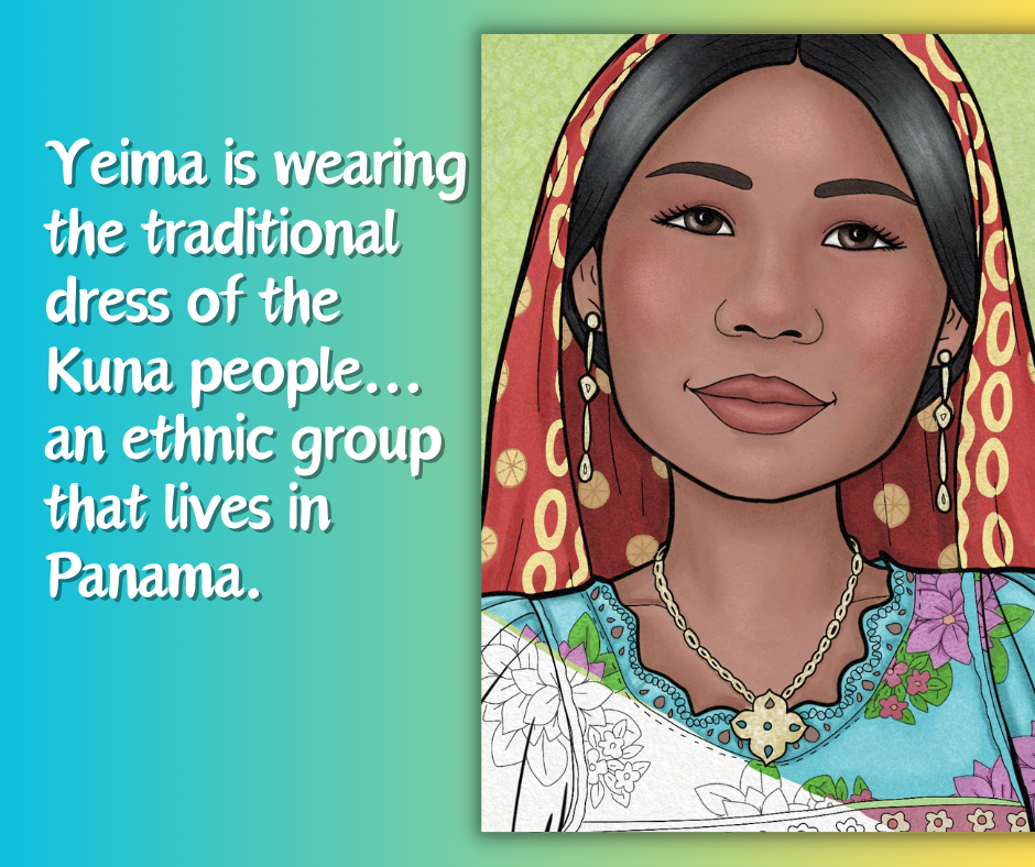 Yeima - Panama - Printable Coloring Page