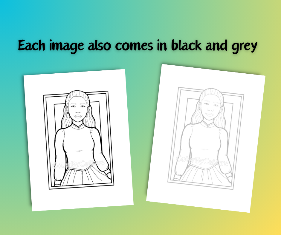 Women of Brazil - Printable Coloring Set