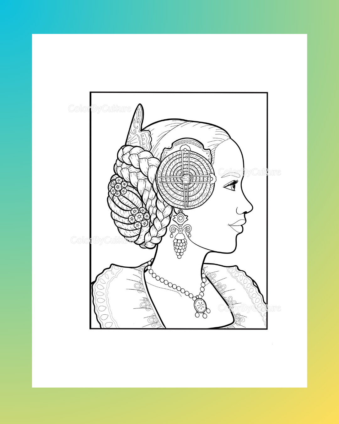 World of Braids - Coloring Book