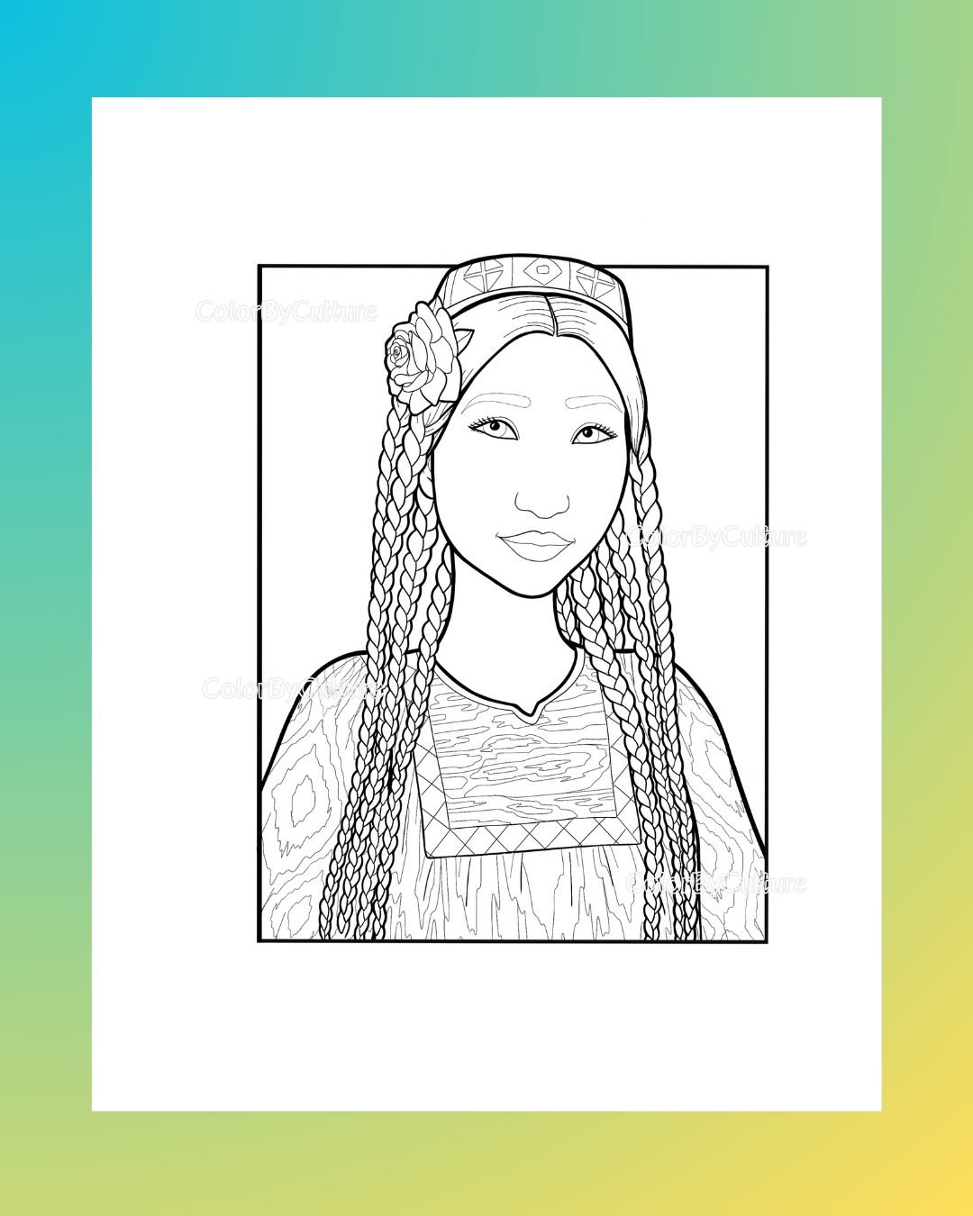World of Braids - Coloring Book