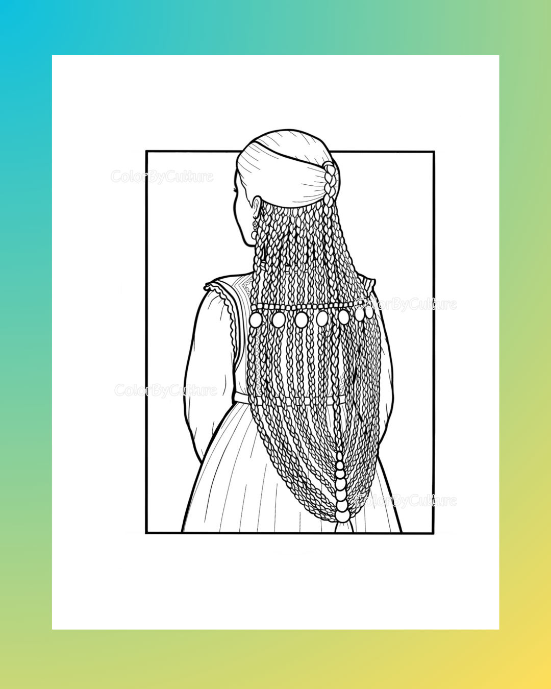 World of Braids - Coloring Book