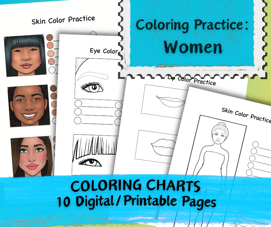 Coloring Practice: Women
