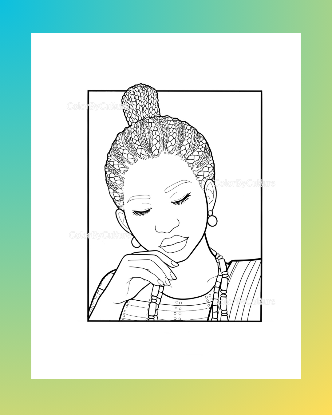 World of Braids - Coloring Book